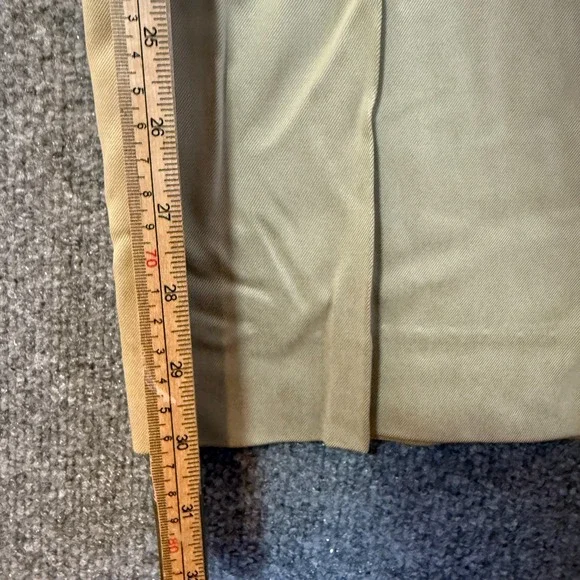 Tommy Bahama Chino Pants Mens 38x30 100% Silk Khaki Relaxed Pleated Old Money - Picture 6 of 13